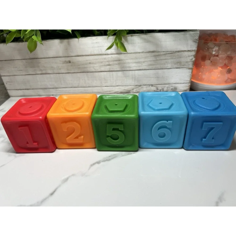 Disney Winnie The Pooh & Friends Soft Rubber Toy Blocks Lot Christopher Robin